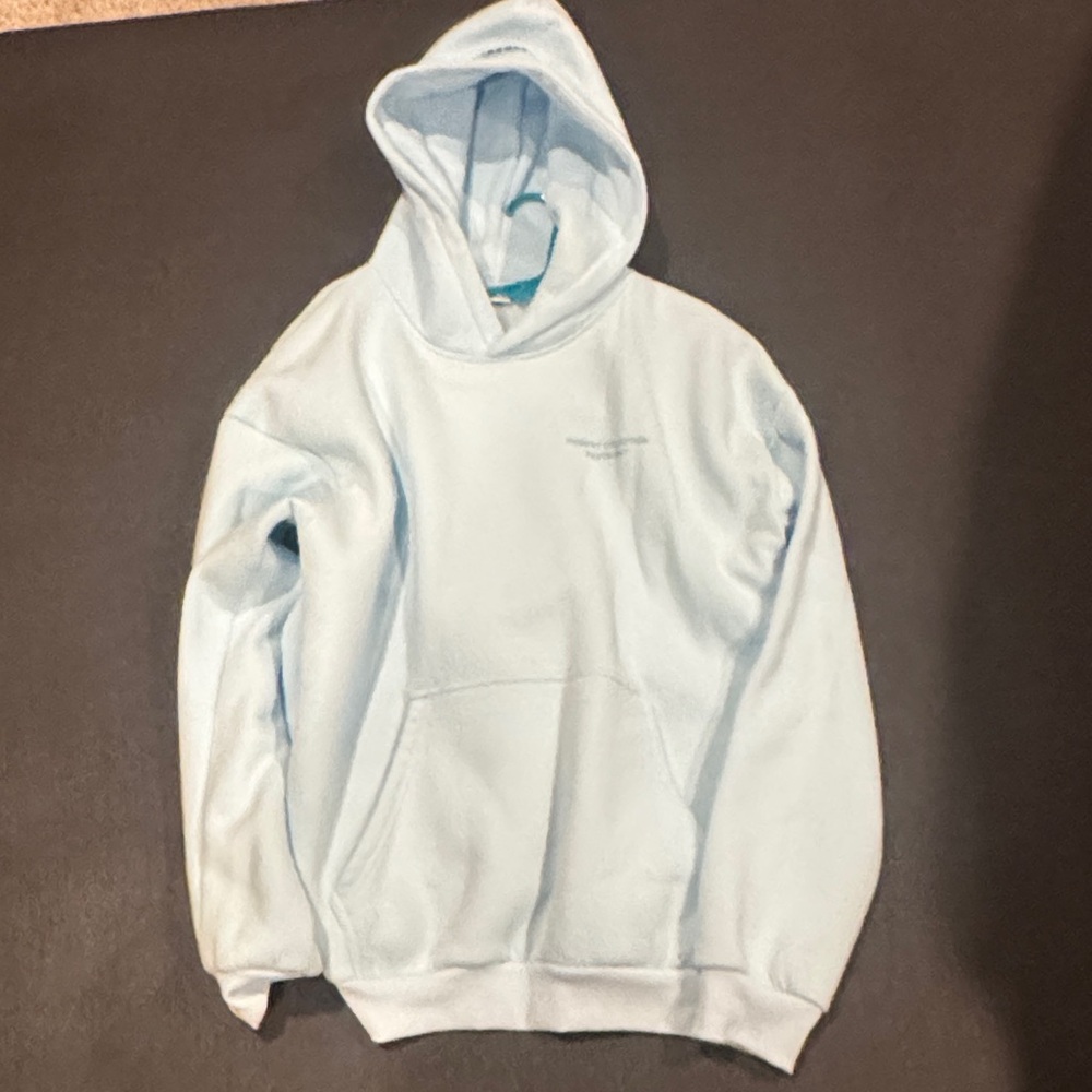 Sky Blue Men's Hoodie